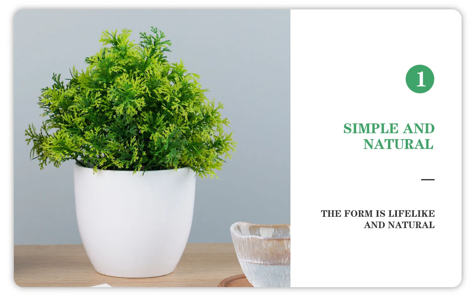 Artificial Green Plants Bonsai Table Potted Ornaments Simulation Pot Plants Fake Flowers for Hotel Office Home Garden Decor