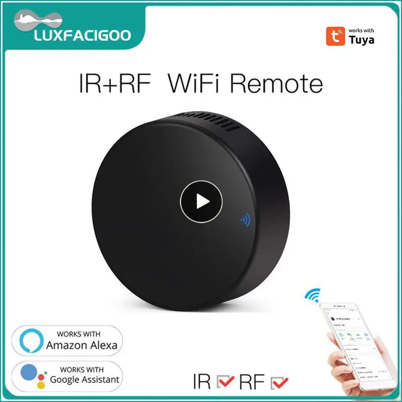 

Tuya Smart WiFi IR RF Пульт дистанционного управления Умный дом для кондиционера ТВ DVD работает с приложением Alexa Home Smart Life