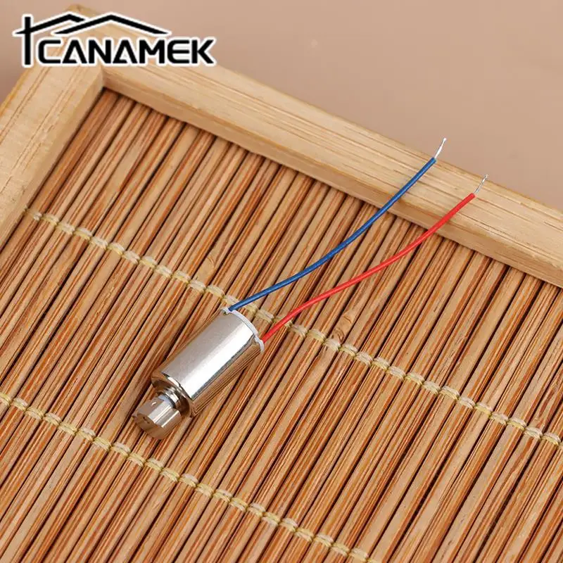 1Pc 6mm 610 Electric DC Mini Vibrator Motor VR Massager Motor Toothbrush Waterproof Vibration Motor Coreless