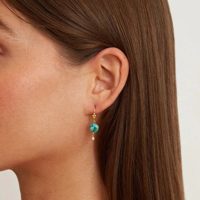 

Withered Pure Silver Ear Hook For Women, Sweet And Fresh, Artistic And Ancient Style, Versatile Jewelry Earrings Women's