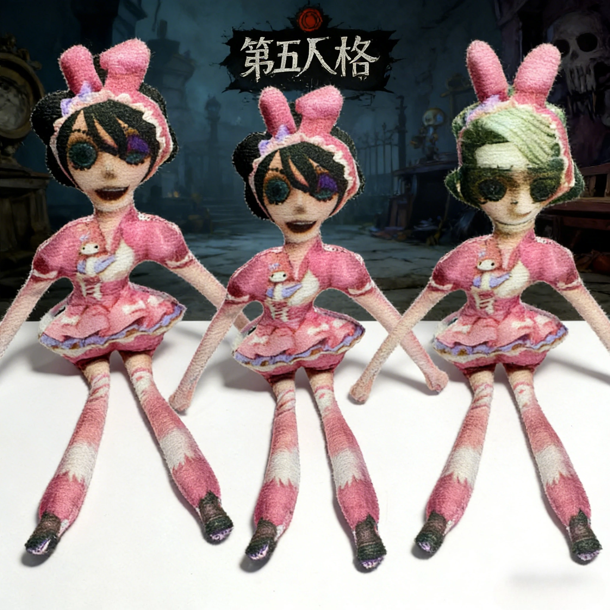 

28cm Identity V Luca Skeleton Body Jointed Plush Toy Dress Up Doll Funny Abstract Stuffed Animal for Fans Gift