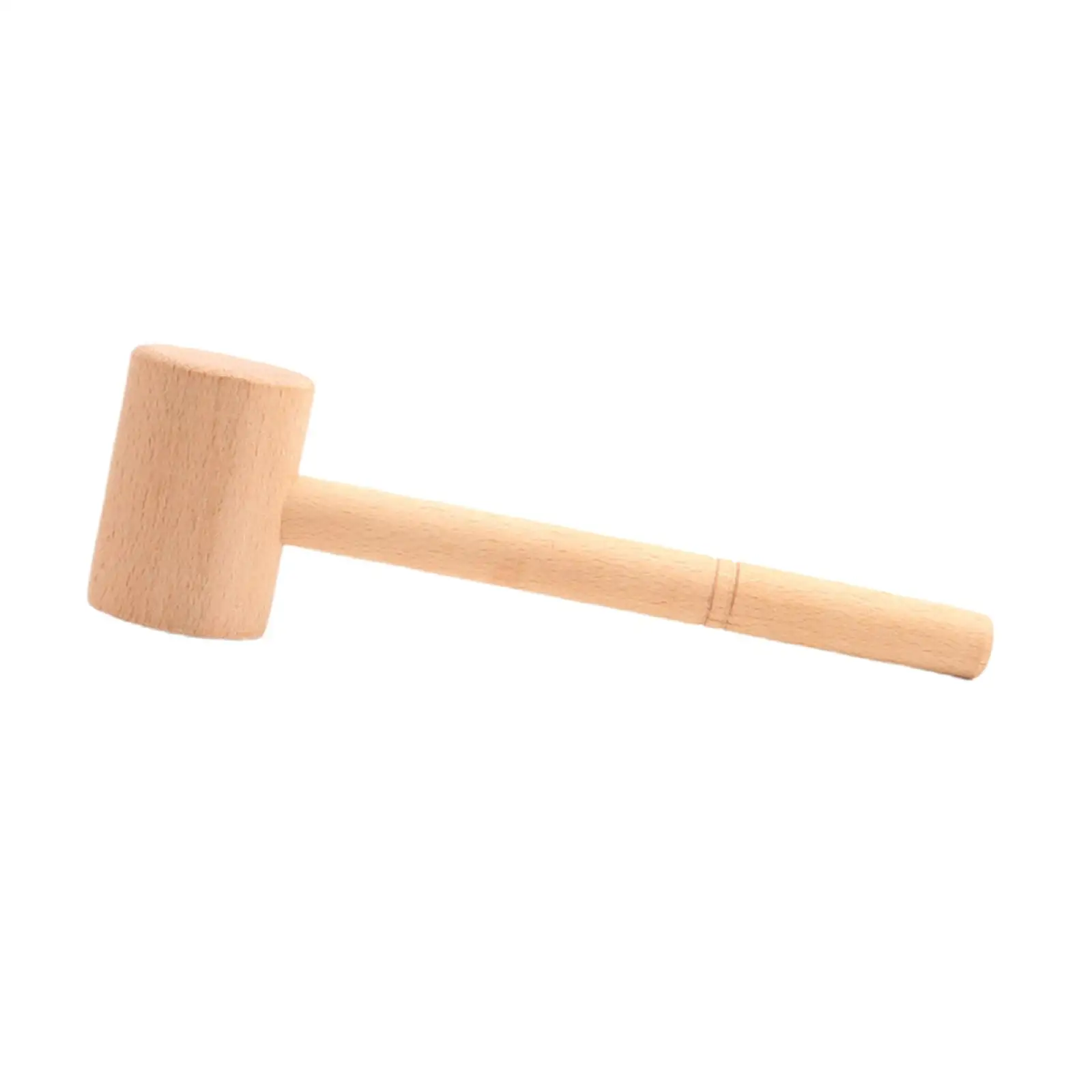 Wooden Leather Craft Hammer Smooth Surface Carving Mallet for Carpentry Leather Craft Working Woodwork Leatherwork Carpenters