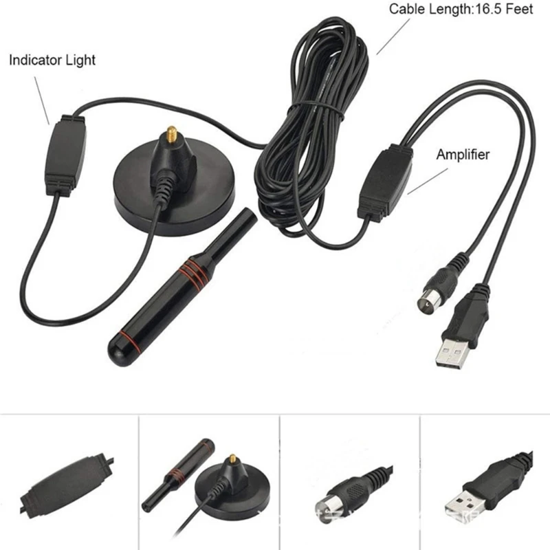 Antenas digitales ganancia mejoradas calidad recepción mejorada para hogar K1KF