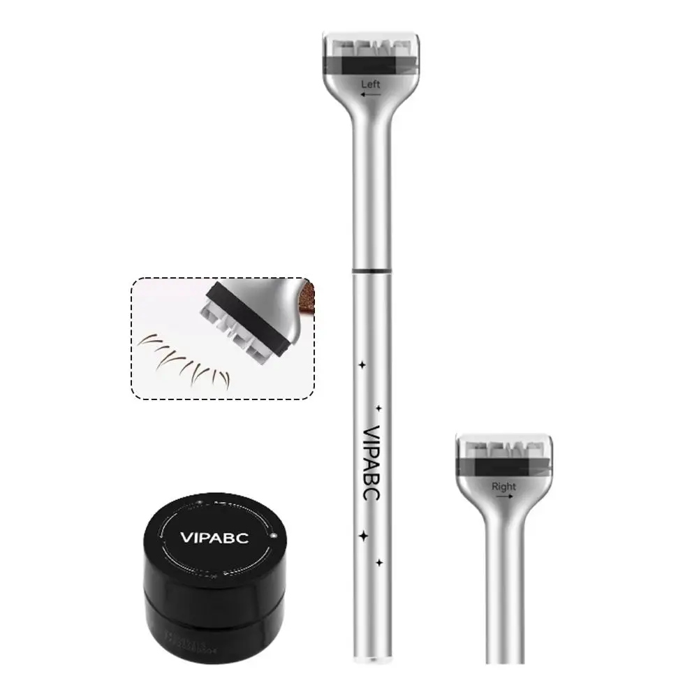 Maquiagem Professional Eyelash Stamp, 2 em 1, delineador, Seal Pen, Proof Eye, impermeável, forro do suor, U5o1