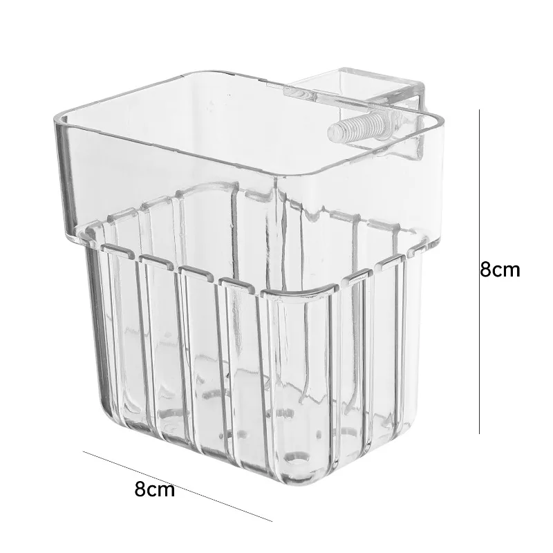 1/5pcs Aquarium Decoration Plant Cup Transparent Fish Tanks Hanging Decorations Box Pot Waterweed Cup Fish Tanks Decor Planter