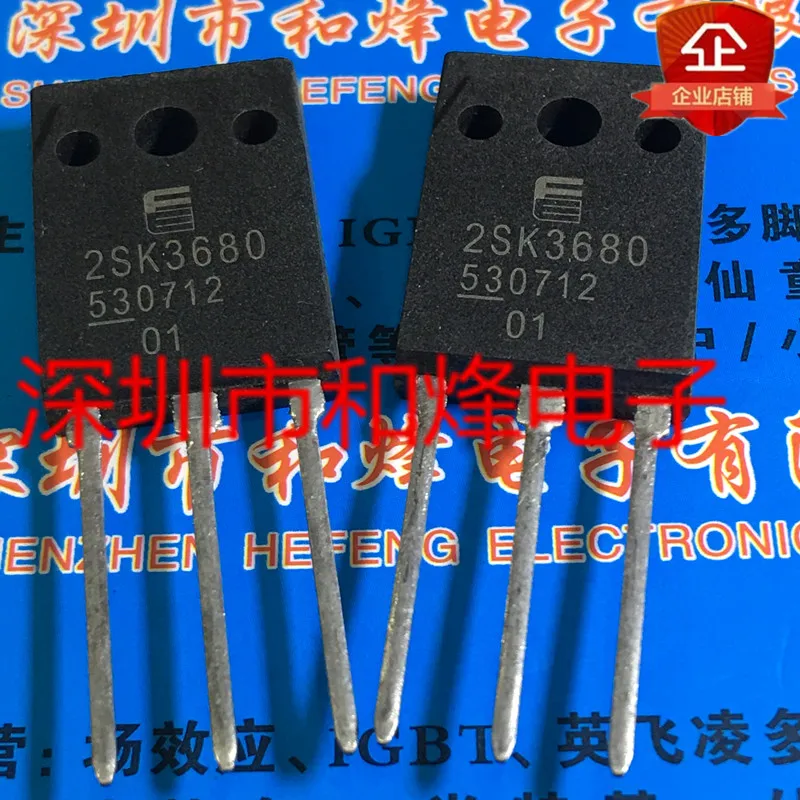 Free shipping  2SK3680  TO-3PF 500V 52A       10PCS