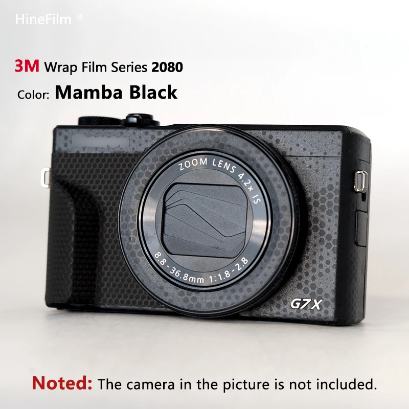 Hinefilm Skin For Canon g7x mark3 Camera Skin G7X3 Camera Cover Sticker PowerShot G7X III Camera Skin G7X Mark III Wrap Cover