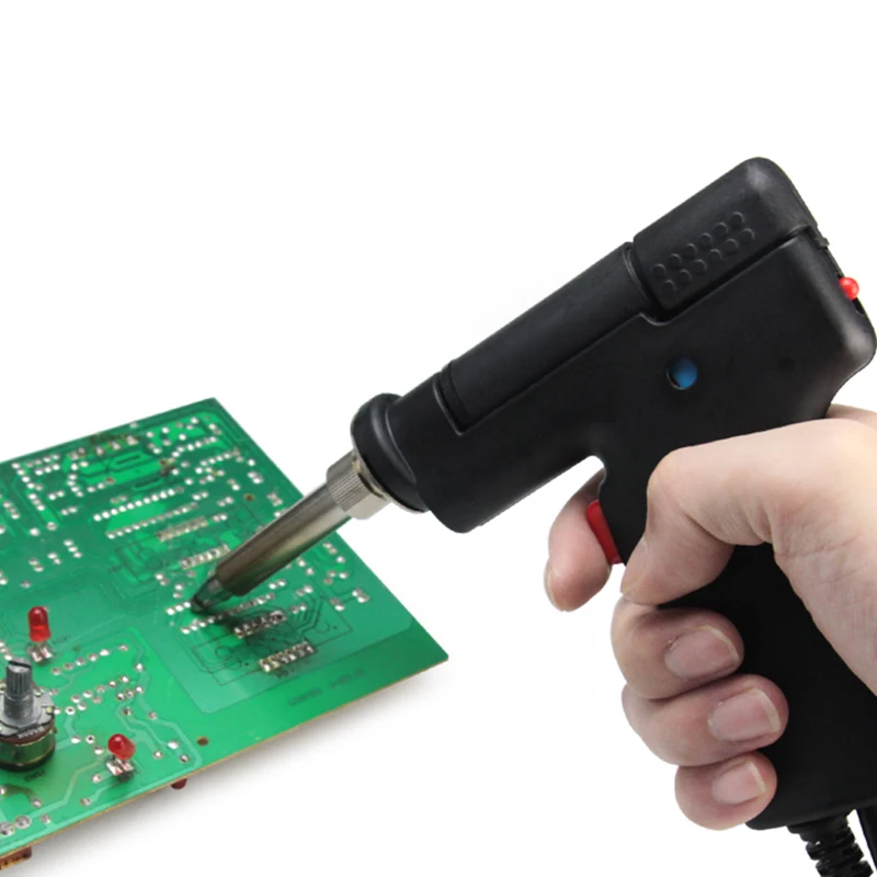 120W High-Power Electric Solder Sucker Strong Desoldering Station 2 in 1 Multi Function Adjustable BGA Rework Soldering Station