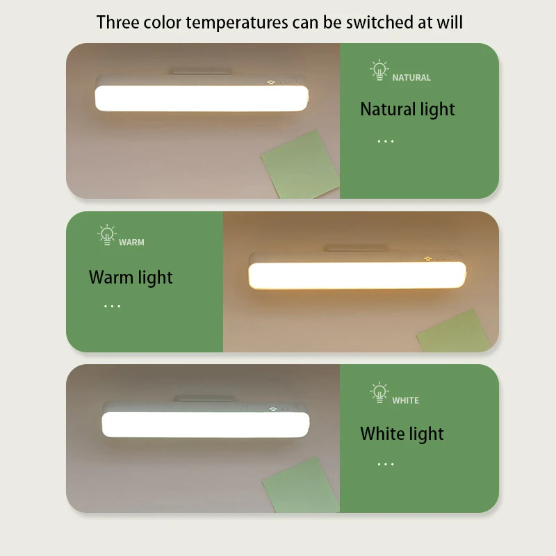 LED Desk Lamp Upright 20W 5V USB 25CM Rechargeable Eye Protection Table Lamps Portable Bedroom Reading Makeup Mirror Wall Light