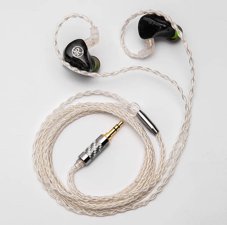 Наушники-вкладыши Sound Rhyme SR5 Hi-Fi, 10-нитный сабвуфер Fever, Hi-Fi катушка, железо, 0,78 мм, 2 контакта, 2,5 + 3,5 + 4,4 мм, штекер, музыкальные наушники