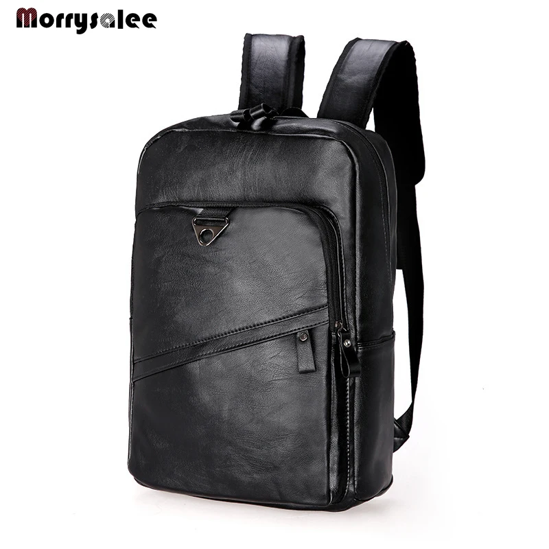 Explosion Models Customized Soft Leather Man Bag Schoolbag Shoulder Bag Large Capacity Outdoor SportsTravel Bag PU Leather Men