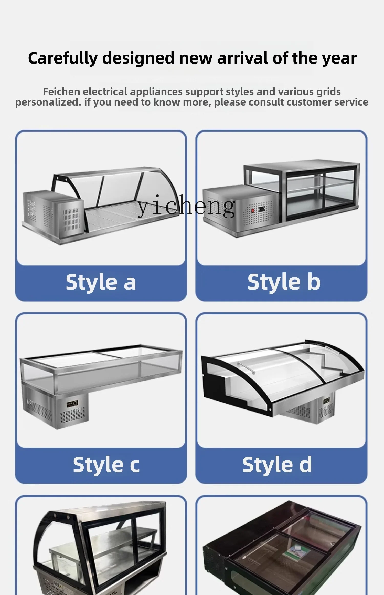 

tricycle mobile stall display cabinet desktop cold vegetable fruit commercial freezer