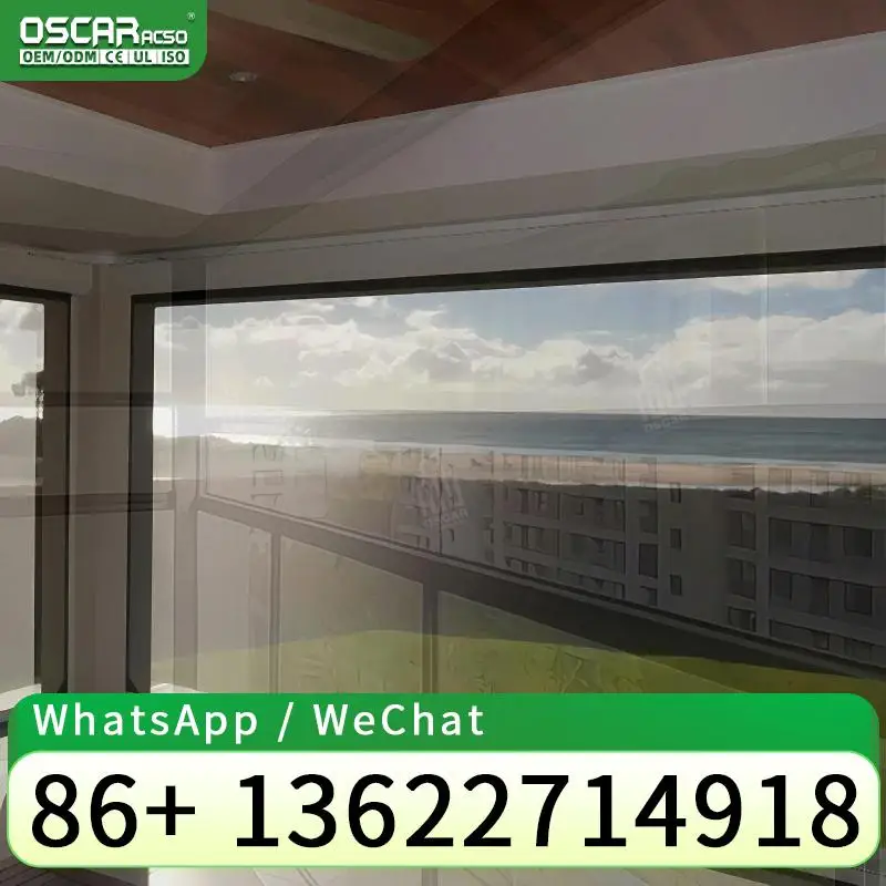 Privacy Shade Auto Window Translucent Blind for Outdoor Use Rolling Blind