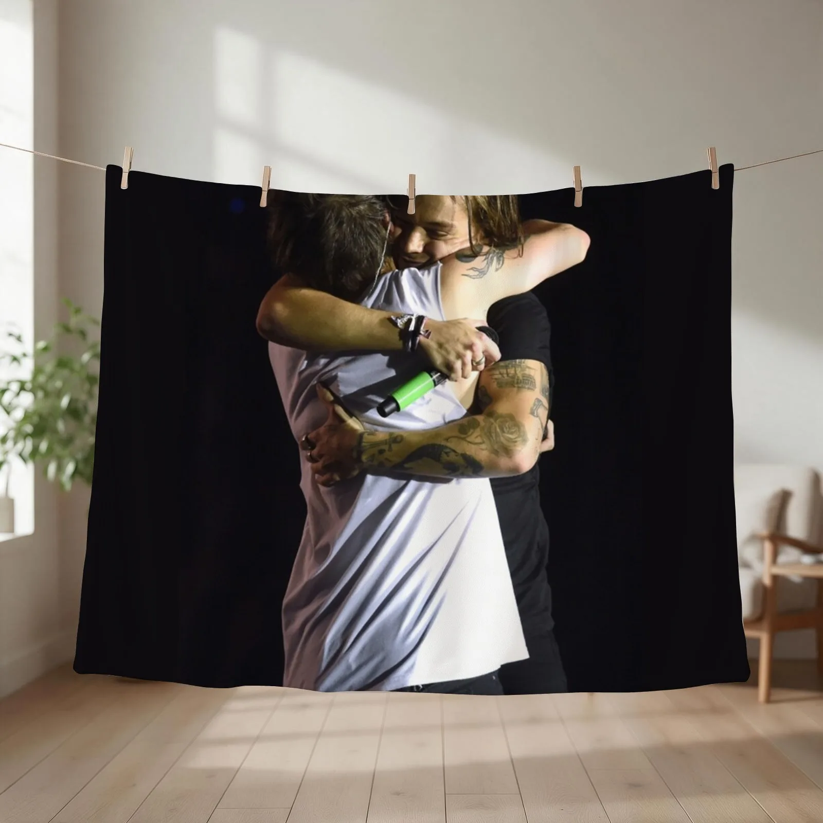 Larry Throw Blanket couch cozy soft plush fuzzy picnic outdoor blanket