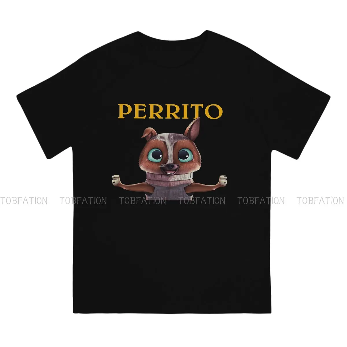 Cute Perrito O Neck TShirt Puss In Boot：The Last Wish Polyester Classic T Shirt Man's Tops New Design Hot Sale