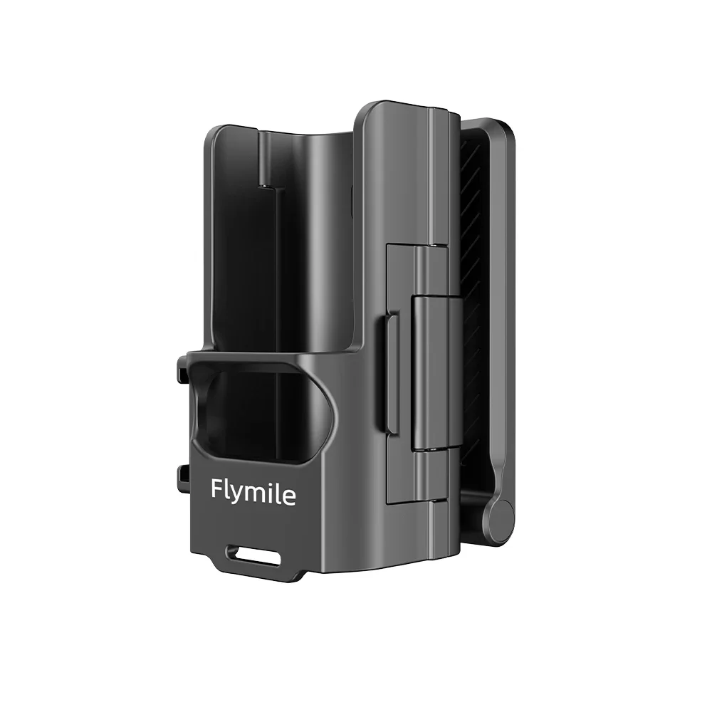 Flymile Magnethalterung für DJI OSMO Pocket 3, Clip-Halterung, Radfahren/V-Log/Tischplatte, Basisverstellung, Kamerazubehör