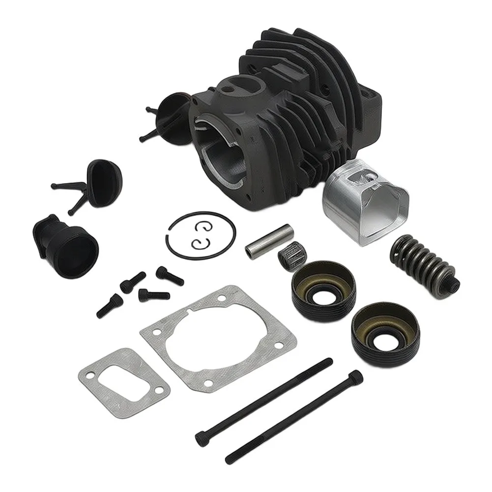 For HUNDURE 44mm Cylinder Engine Rebuild Kit with Precision Fuel and Oil Seals for Enhanced Reliability and Smooth Operation