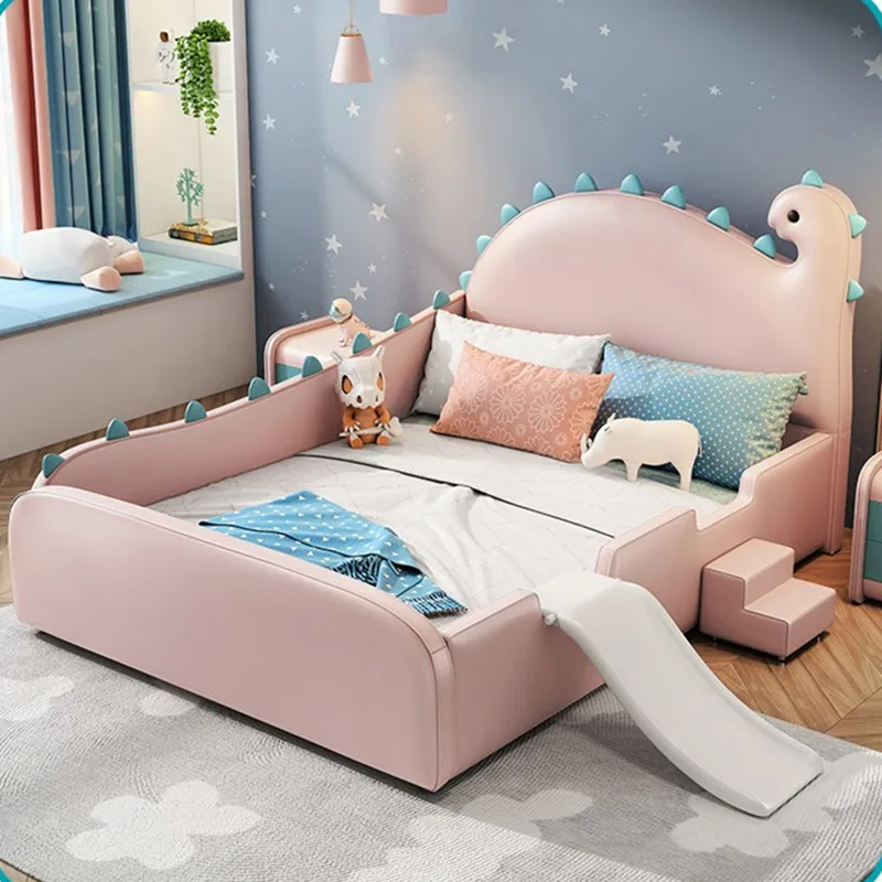 Design Boys Princess Double Bed Modern Luxury Loft Girls Children Beds Frames Baby Lit De Chambre A Coucher Bedroom Furniture