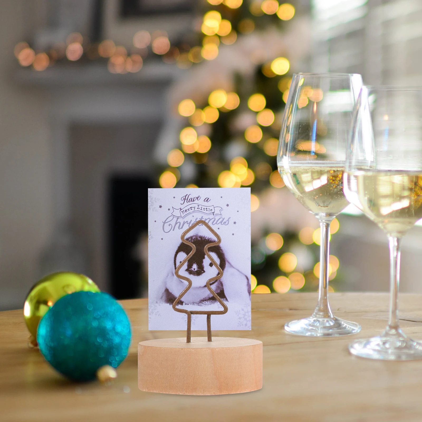 

Holder Christmas Tree Notes Clip Decor Memo Clips Spiral Cards Banquet Decorations