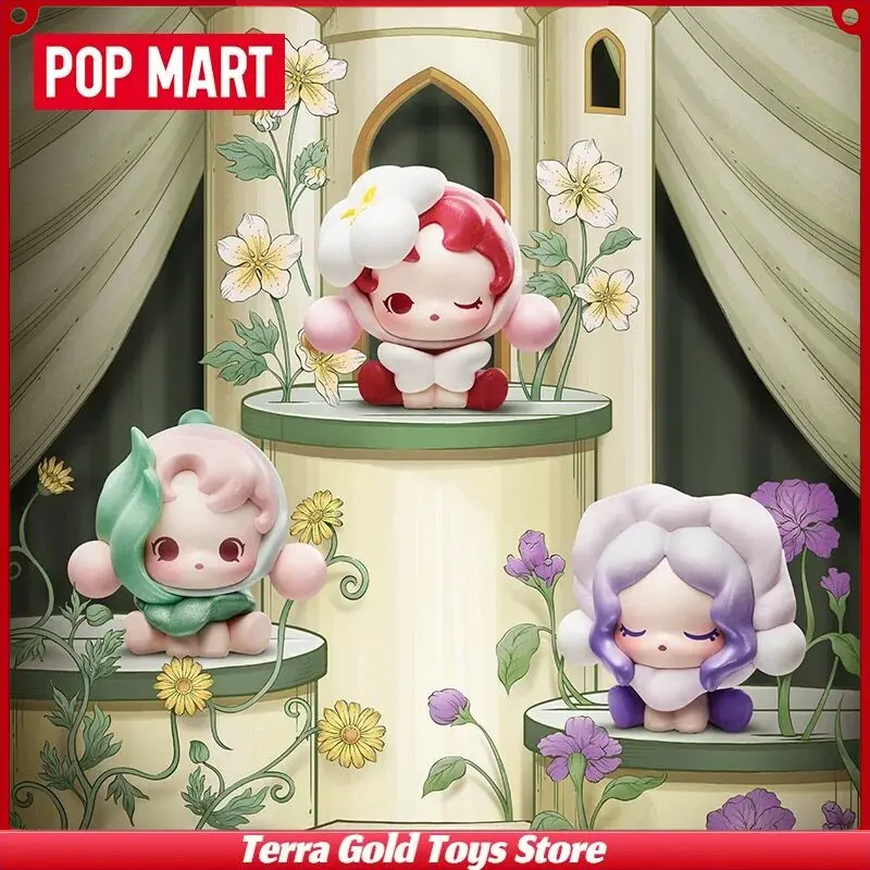 

NEW POPMART Skullpanda Petals In Four Acts Series Mini Figure Blind Box Kawaii Sp Collectible Desktop Decoration Birthday Gifts