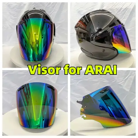 Helmet Visor for ARAI VAS-Z VZ-RAM X Ram5 SZ-F SZ-G Motorcycle Half Helmet Lens Capacete De Moto Visors