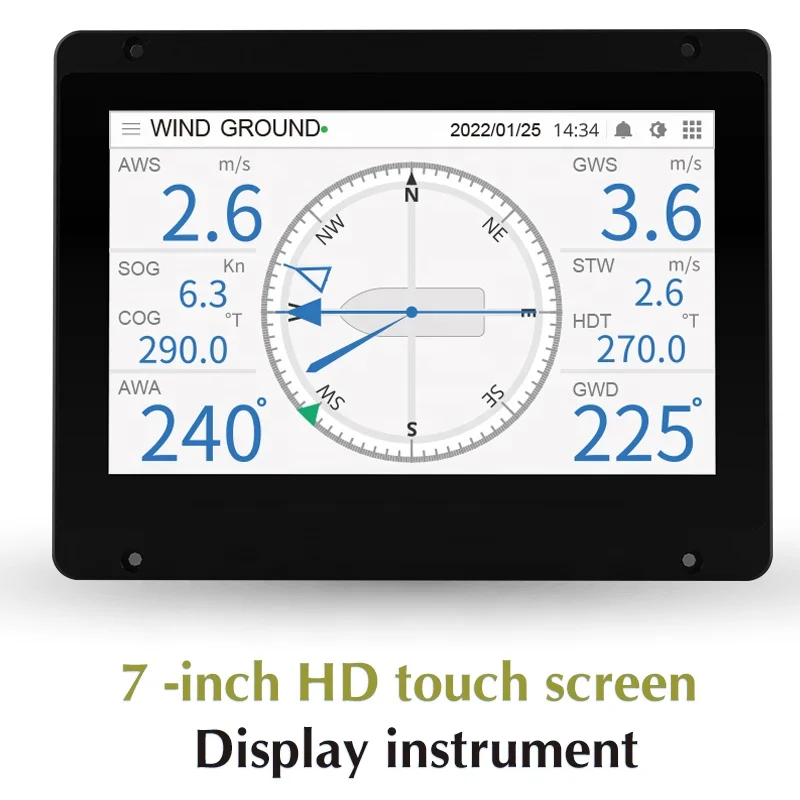 Indicador de viento marino, sensor de velocidad y dirección del viento, precio, velero