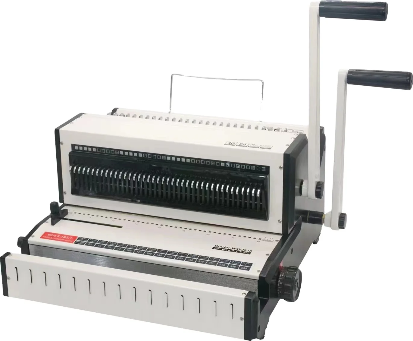 

High Quality Multifunction Wire 3:1 and Wire 2:1 Double Punch O Binding Machine