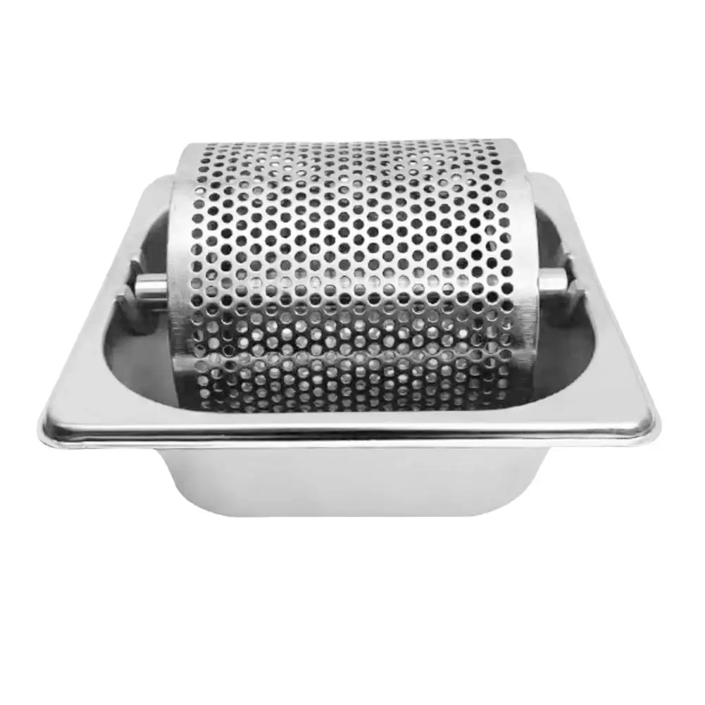 

Stainless Steel Butter Roller with Base Butter Spreader Wheel Efficient Labor-saving Butter Dispenser American Burger Tool