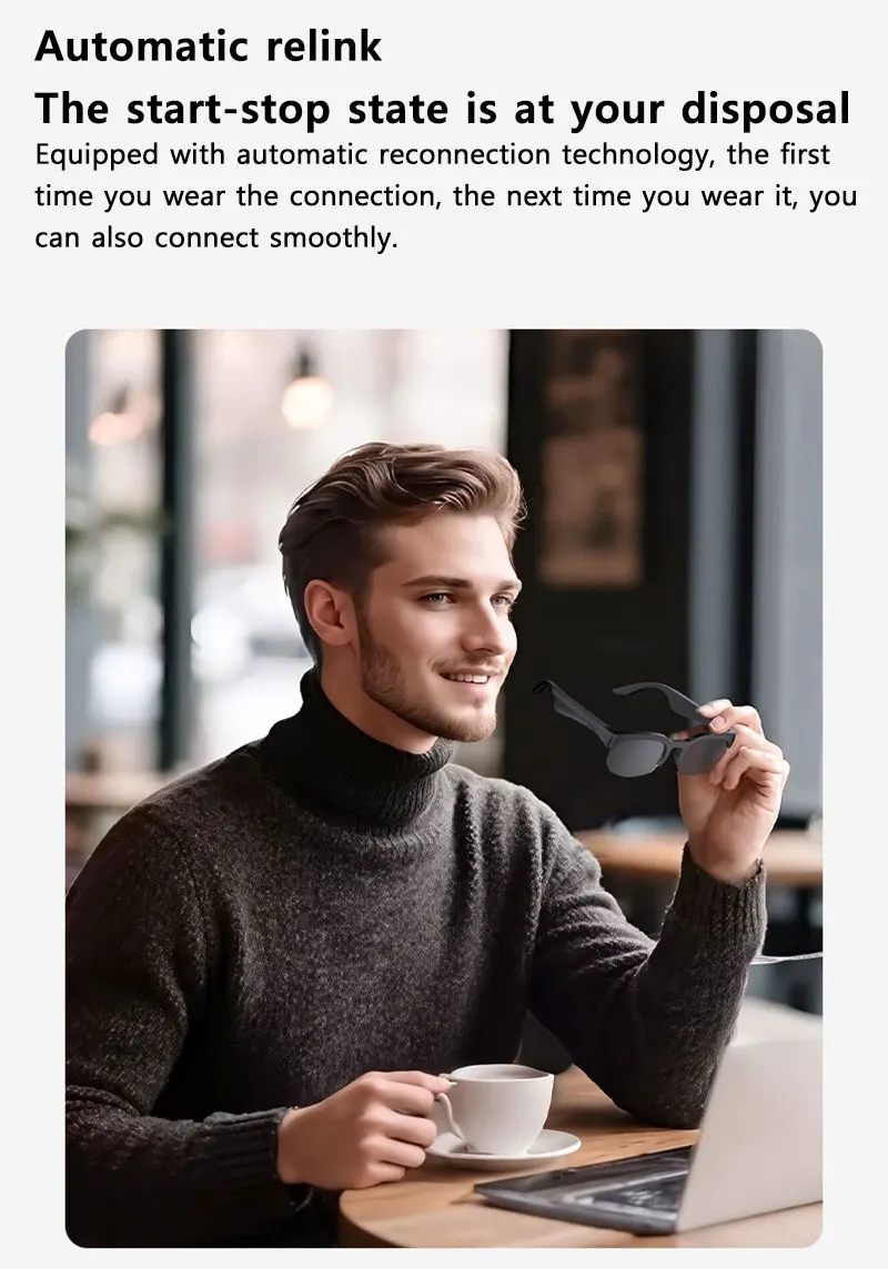 OnePlus New Smart Glasses AI Translation Bluetooth Conversation Recording Listening To Music Smart Sunglasses for Men Women 2026