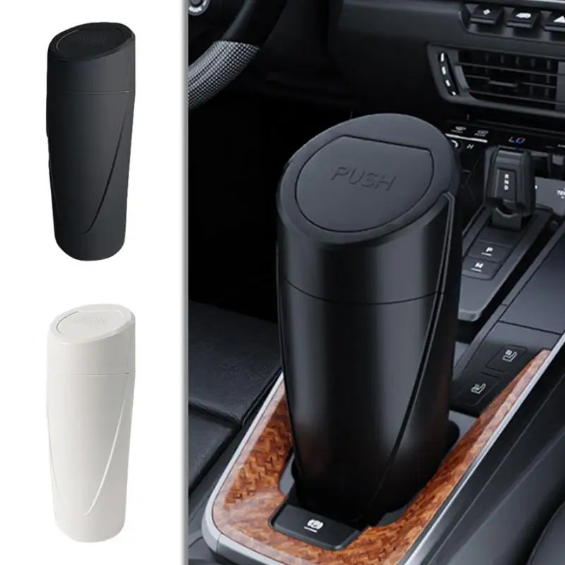 

Universal Car Trash Can Ashtray Dust Case Storage Box ABS Organizer Storage Holder bin Auto Accessories Mini Trash Can For Car