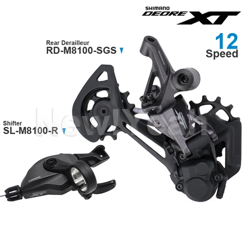 SHIMANO DEORE XT M8100 12v grupo de cambios SL- M8100-R desviador trasero RD-M8100-SGS piezas originales