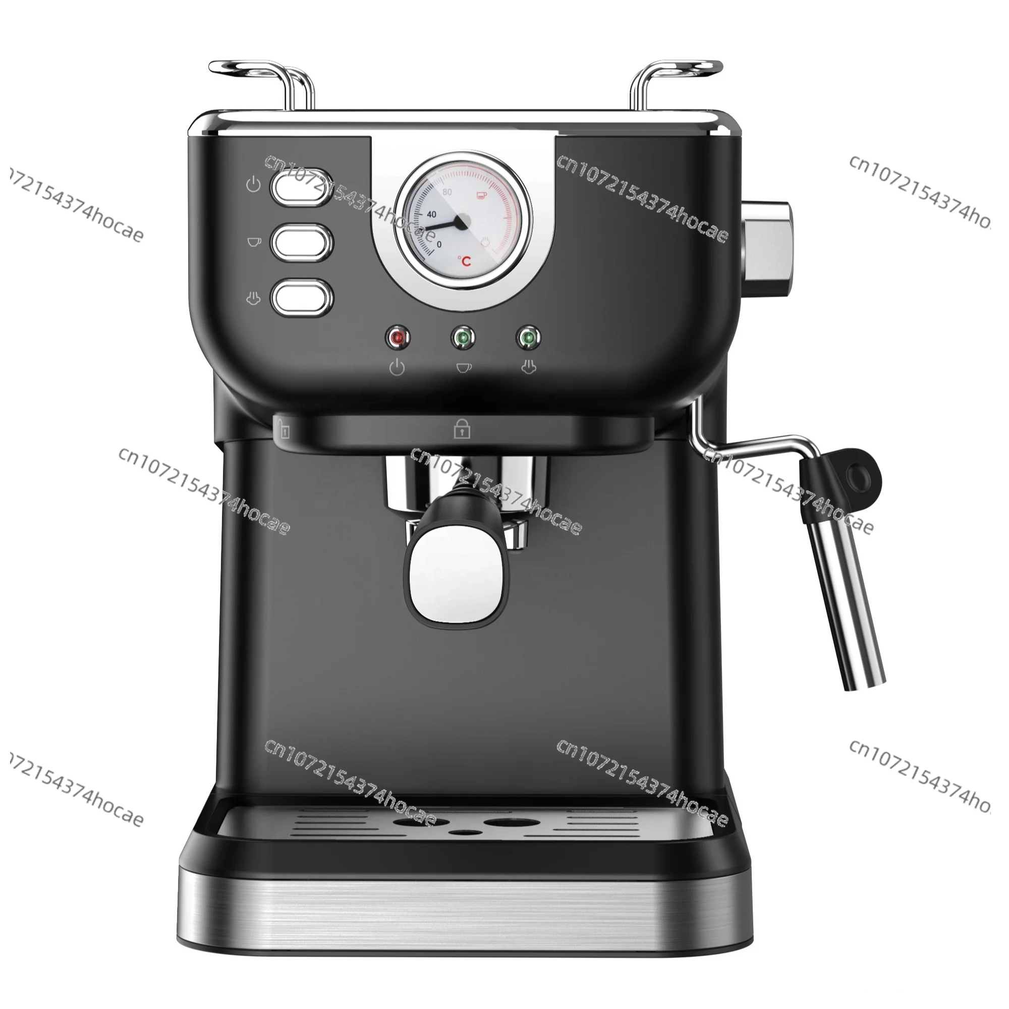 High quality 1050W 1.5L home office restaurant semi-automatic electric coffee machine coffee machine