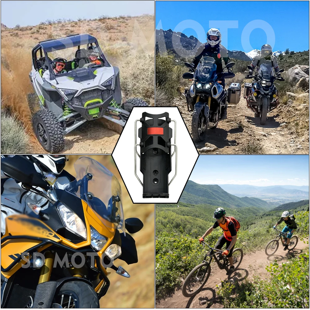 360 °   قابل للتعديل المقود كأس قفص الدراجة العالمية لهيمالايا دراجة نارية زجاجة ماء حامل Himlayan 450 452 سكرام 411