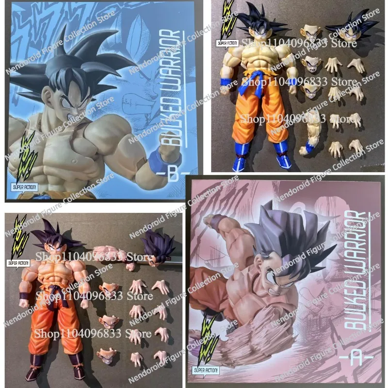 

In Stock WOW Super Action Figure Goku Kaiouken Dragon Ball Z SHF Goku Action Figure 15cm Collection Toy Kid Boy Gift GARAGE KIT
