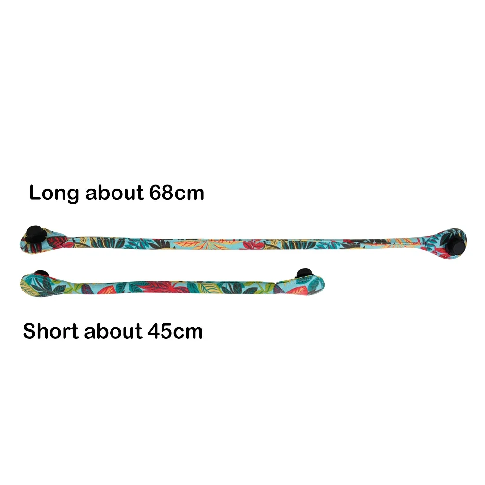 1 set baru Obag Short Long Round Flora, tali pegangan kain kanvas dengan lapisan dalam organizer untuk Classic Mini O Bag