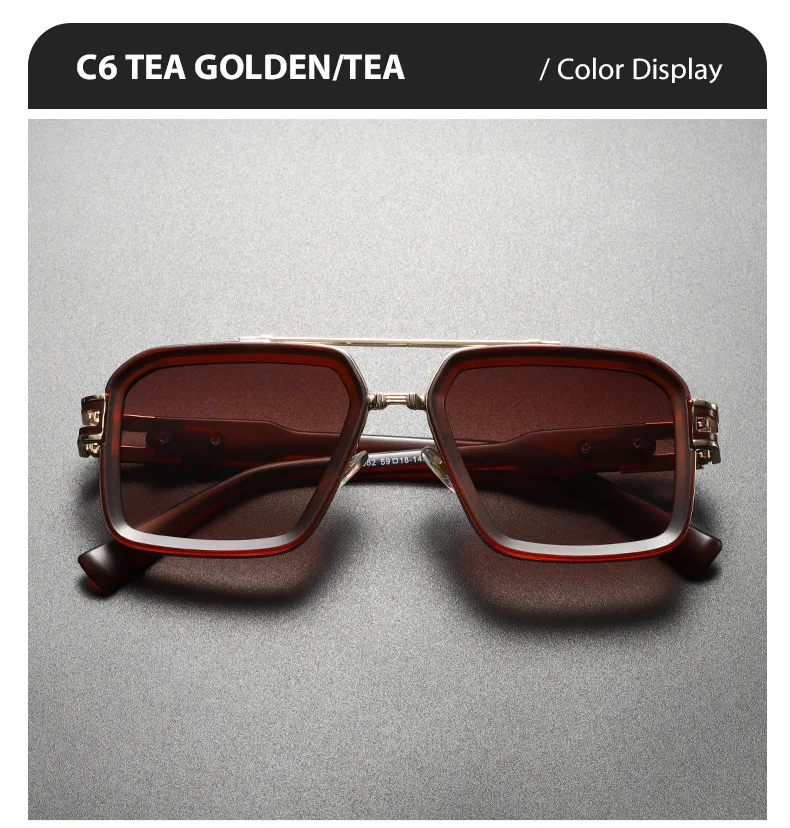 2025, neue Unisex-Sonnenbrille, vielseitiger Modetrend, Doppelstrahl-Design, Sonnenbrille, Mann und Frau, Brillen, Steam Punk, UV400-Sonnenbrille – Detail 18