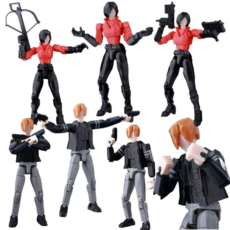 Figura Impresa en 3D de Resident Evil 2026, 14 cm, Leon Ada Wong, Modelo de Fácil Ensamblaje, Figura de Anime, Juguete Coleccionable