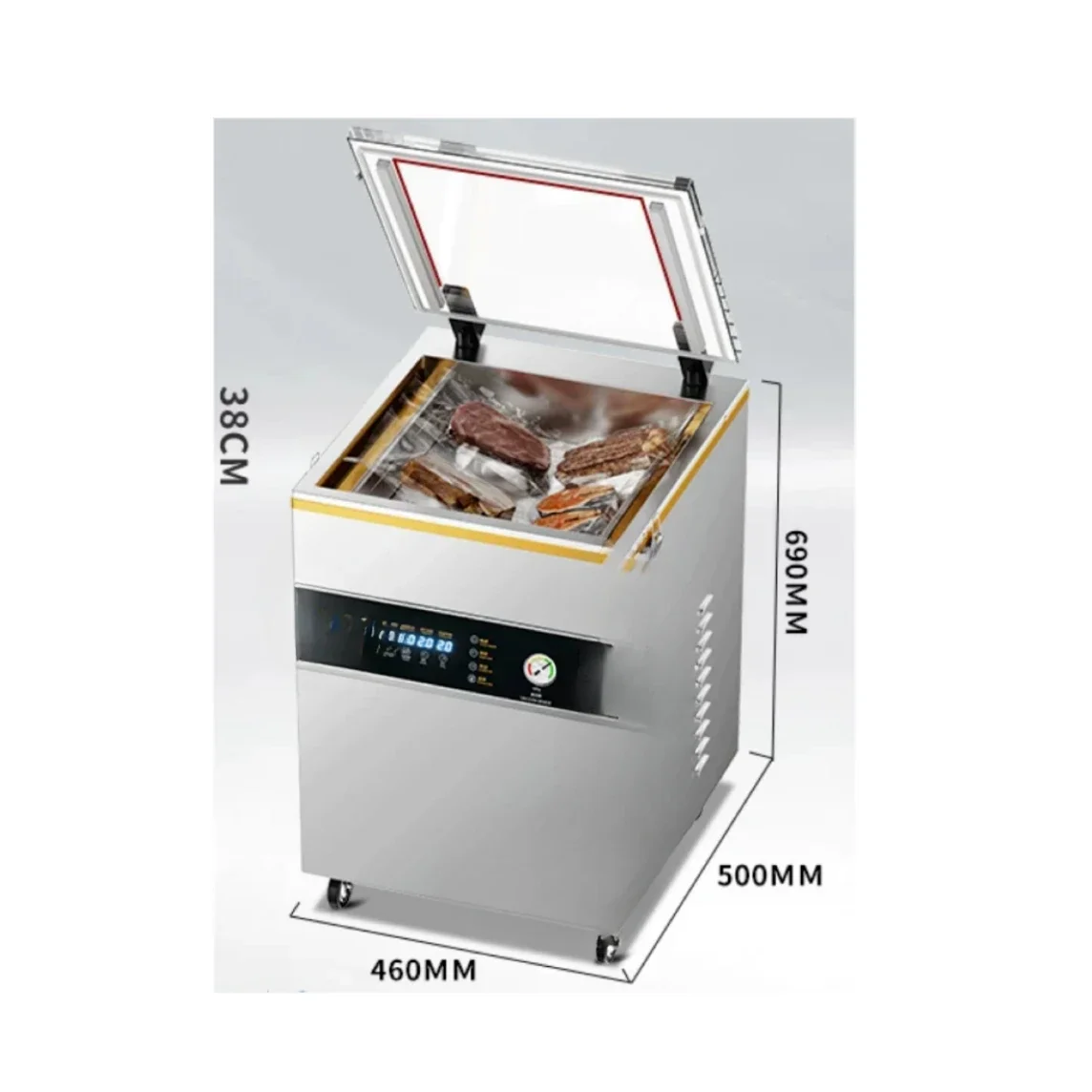 Commercial equipment vacuum packaging machine, dry and wet food packaging machine