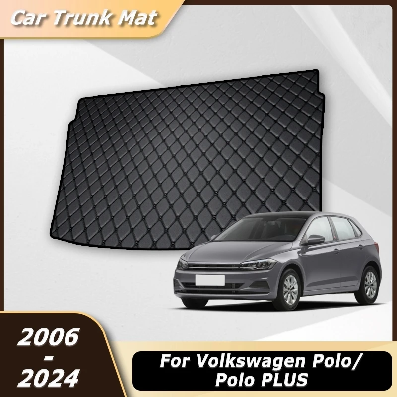 

Коврик в багажник для Volkswagen Polo VW Polo PLUS 2006-2024, водонепроницаемый, устойчивый к царапинам, всепогодный, для защиты салона автомобиля