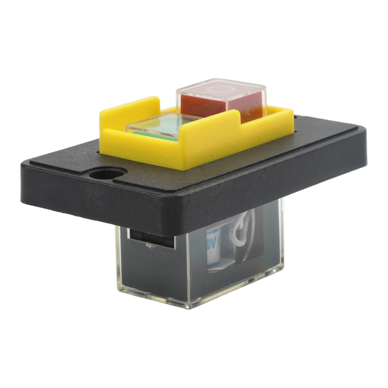 Electromagnetic Switch KJD6-3 with Panel Start Button Waterproof 5E4 Rated 250V Switch for Cutting Machine Operation