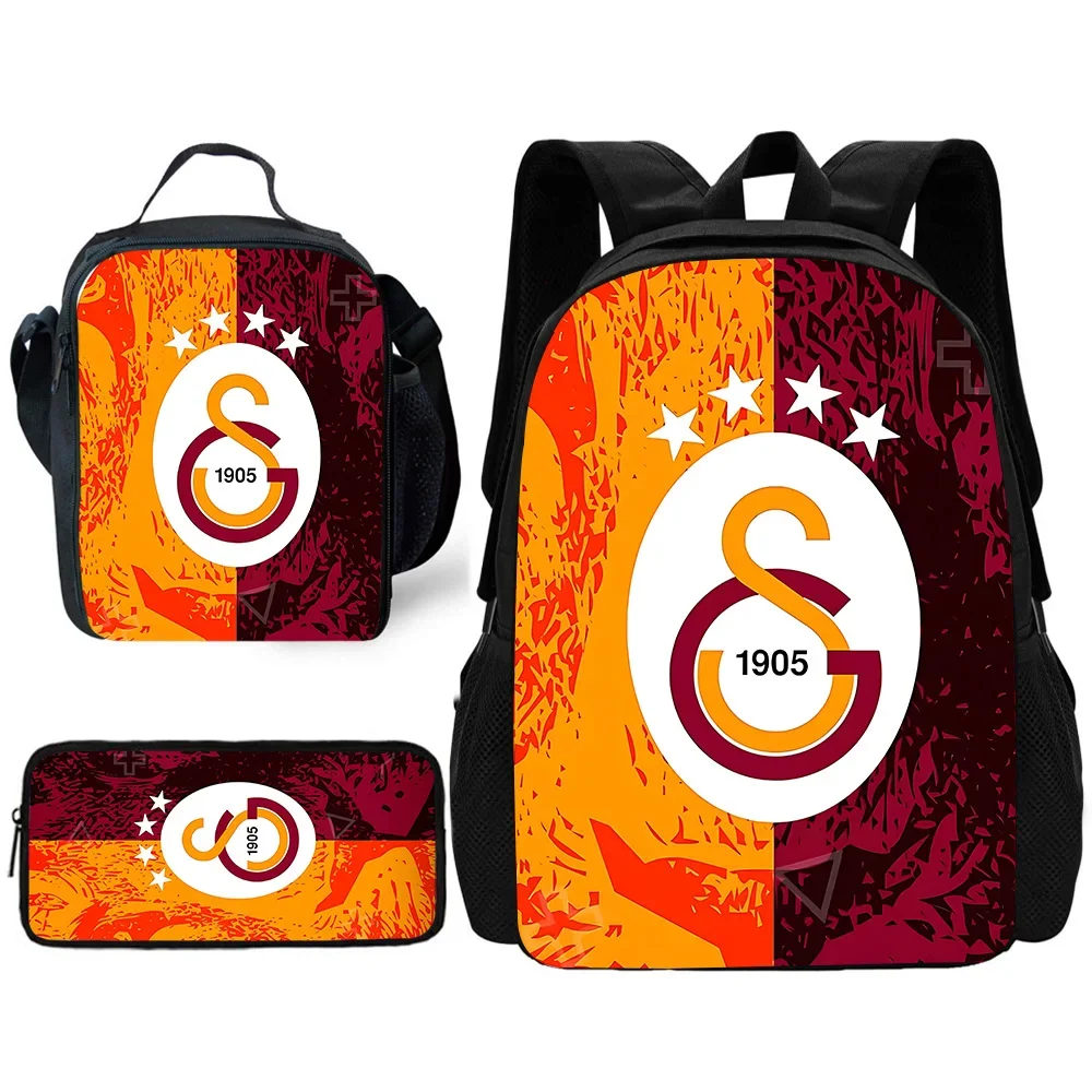 男の子と女の子のための学校のスポーツバックパック、ランチバッグ、ペンシルバッグ、サッカークラブ、g-ガラタサレイ、最高のギフト
