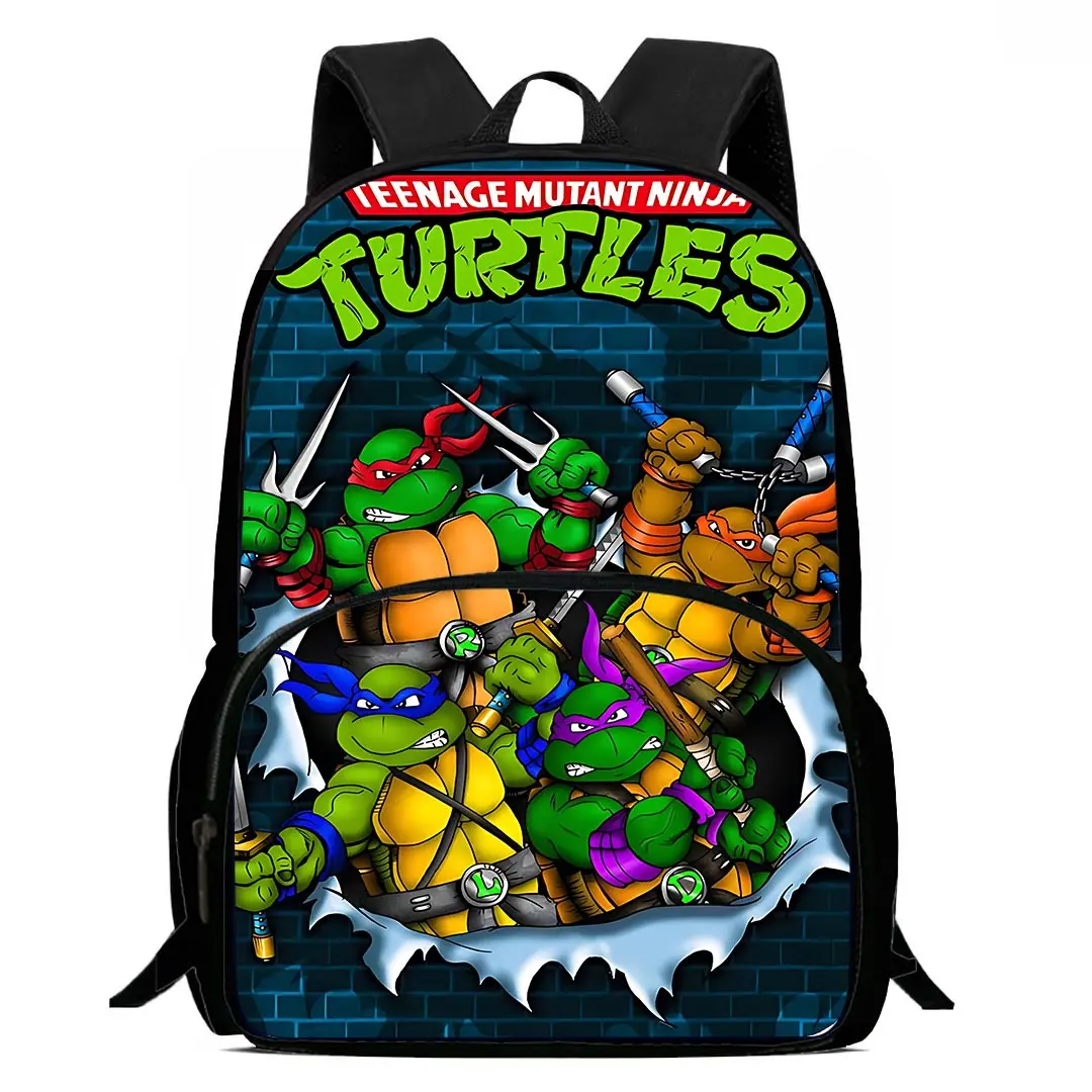 Teenage Mutant Ninja Turtles Kids Backpacks Boys Girls Student Birthday Gift Child School Bags Capacity Camping Durable Rucksack