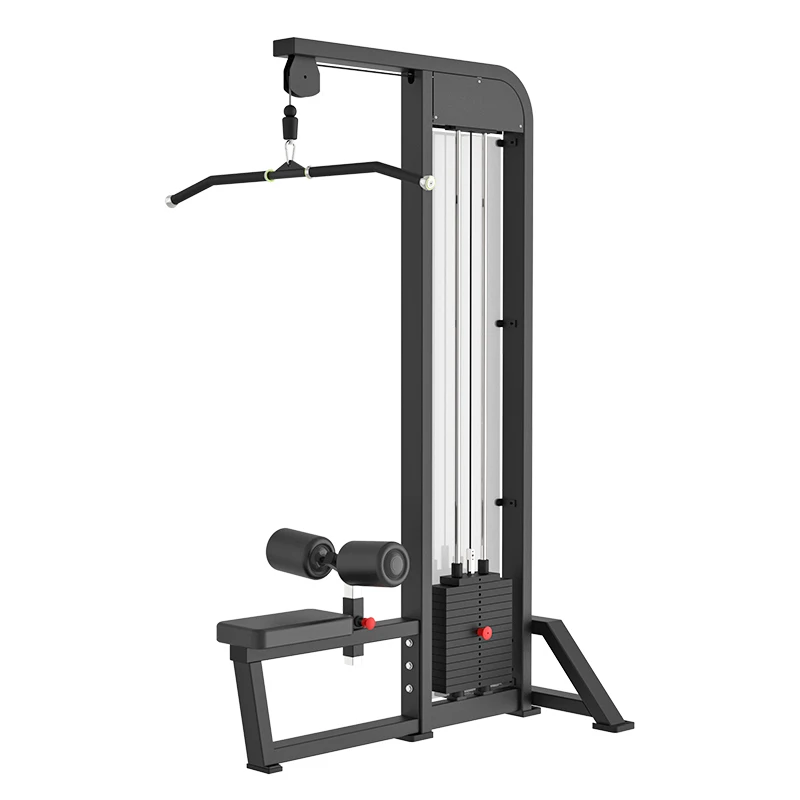

Adjustable Weight Stack Lat Pulldown Machine with Ergonomic Handles for Home Fitness Enthusiasts