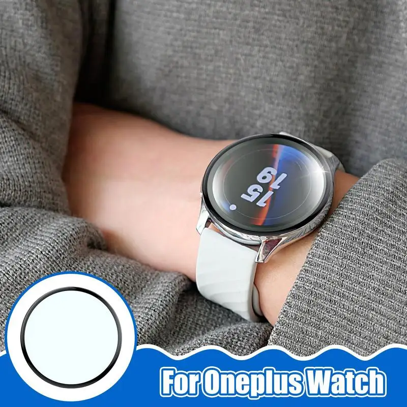 Smartwatch Clear Screen Protector Soft Anti Fingerprint Clear Tempered Glass Screen Protector Protective Film for Smartwatches