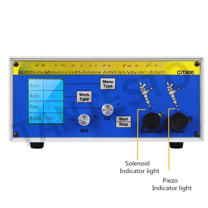 New AM-CIT800 Electronic Fuel Injection Common Rail Injector Tester Suitable for Bosch Denso Caterpillar Piezoelectric