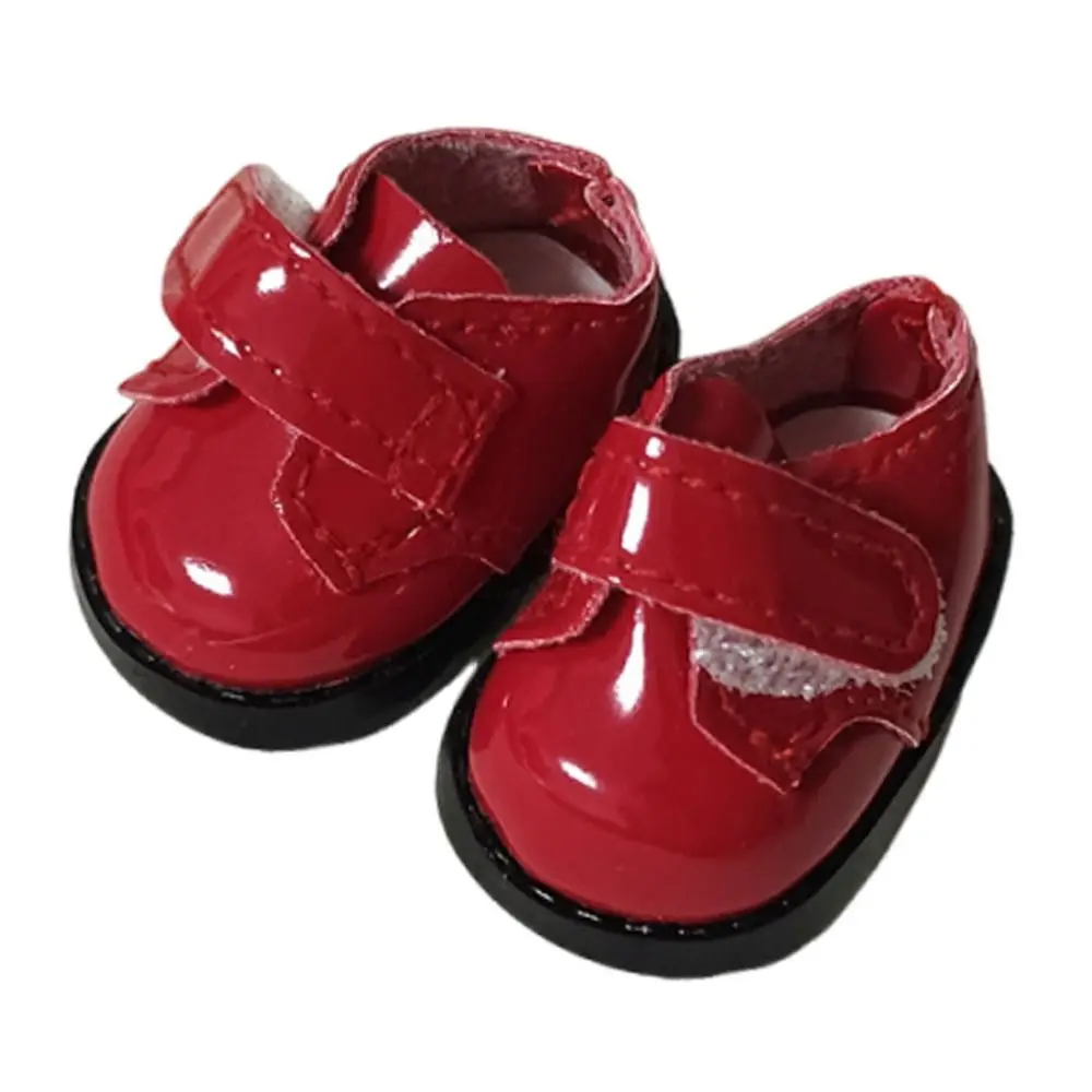 

3.8CM For 17CM Labubu Doll Shoes Leather Material Multiple Styles Doll Shoes Hand-made DIY For Labubu Doll Accessories Doll Toys