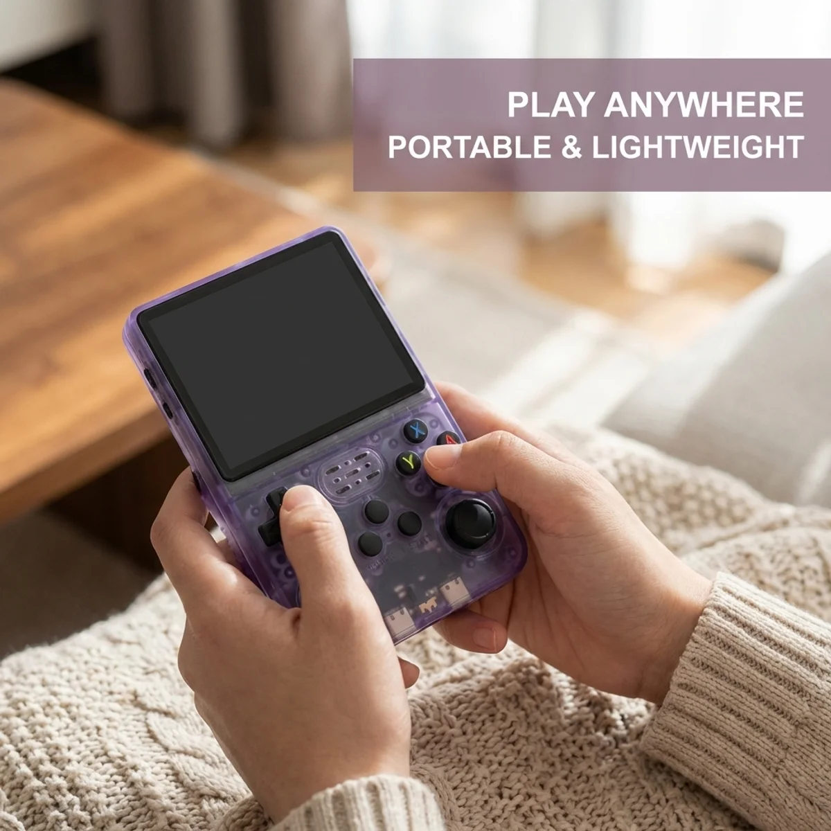 R36S Retro Gaming Console 3.5-Inch IPS Screen With Linux System 64GB 20000+ Classic Games Portable Pocket Retro Games Console image 6