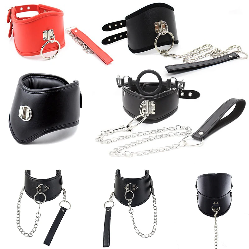 Collier BDSM En Métal Pour Soumission - Collier Esclave Domination Style Harnais
