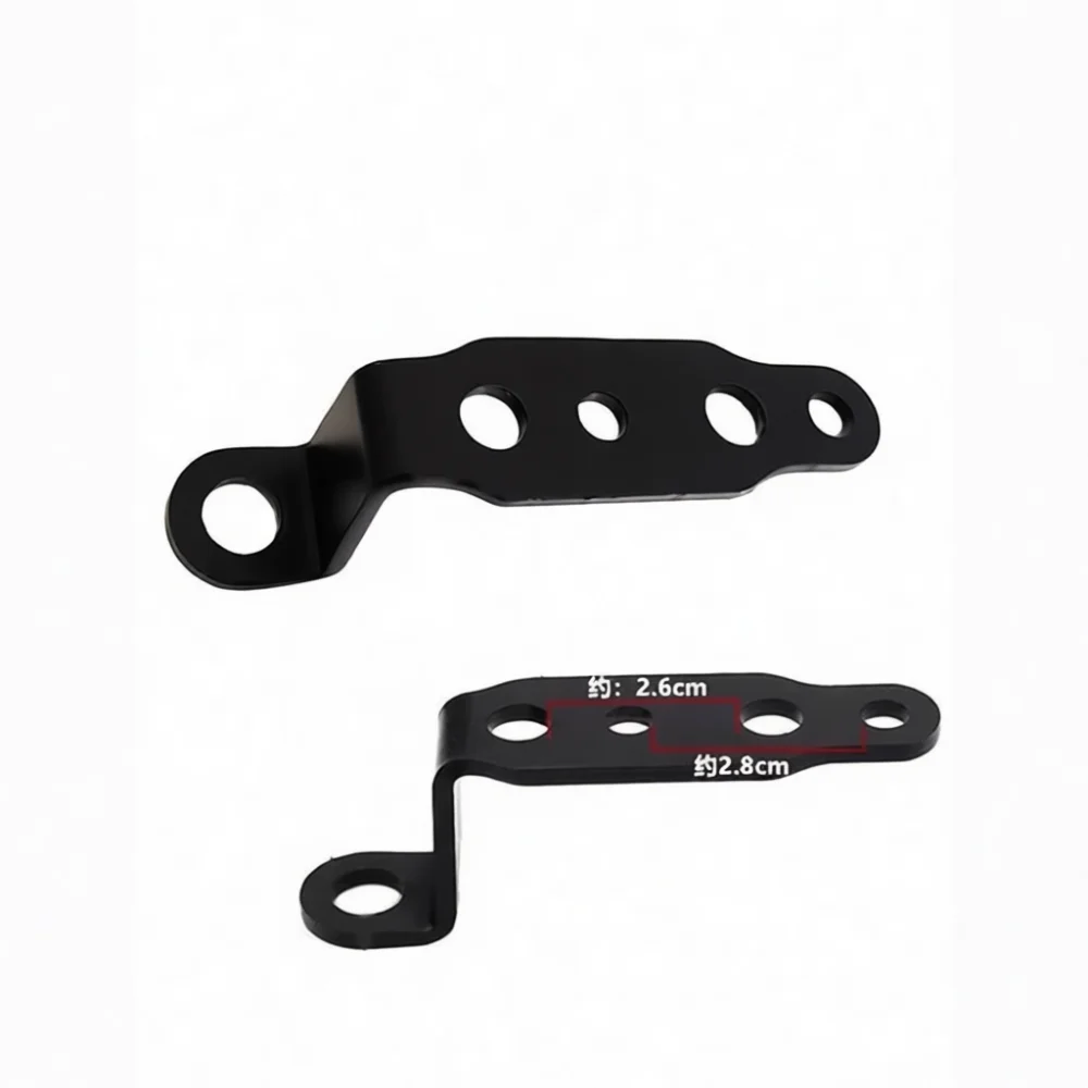 Adjustable Motorbike Spotlight Clamp Handlebar Extension Holder Motorcycle Phone Navigation Bracket Accessory