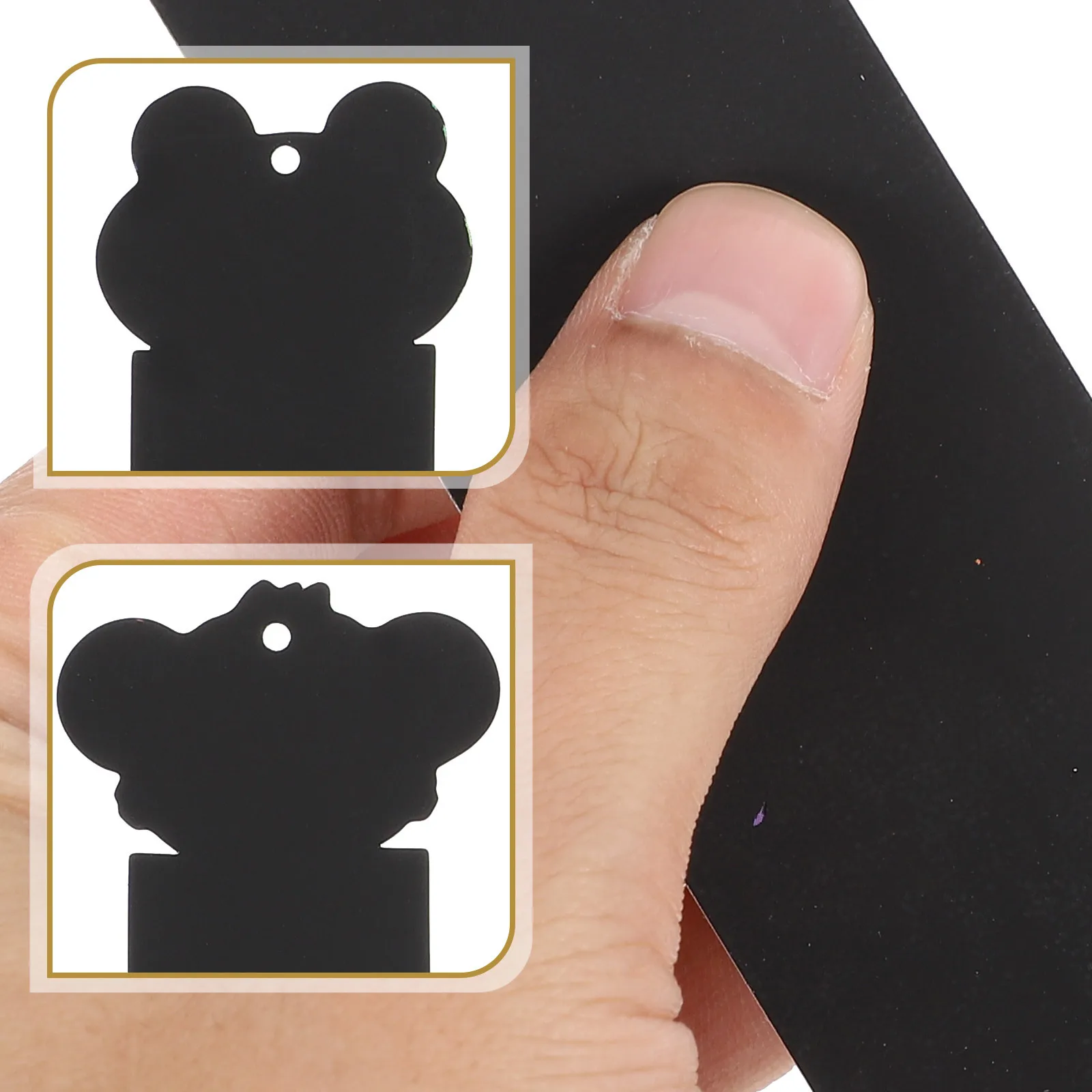 

1Set Rainbow Scratch Paper Animals Bookmarks DIY Kids Scratch Cards Creative Educational Fun Classroom Supplies Handmade Craft